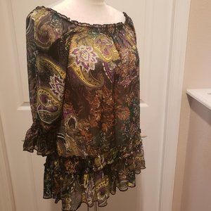 xhilations sheer top